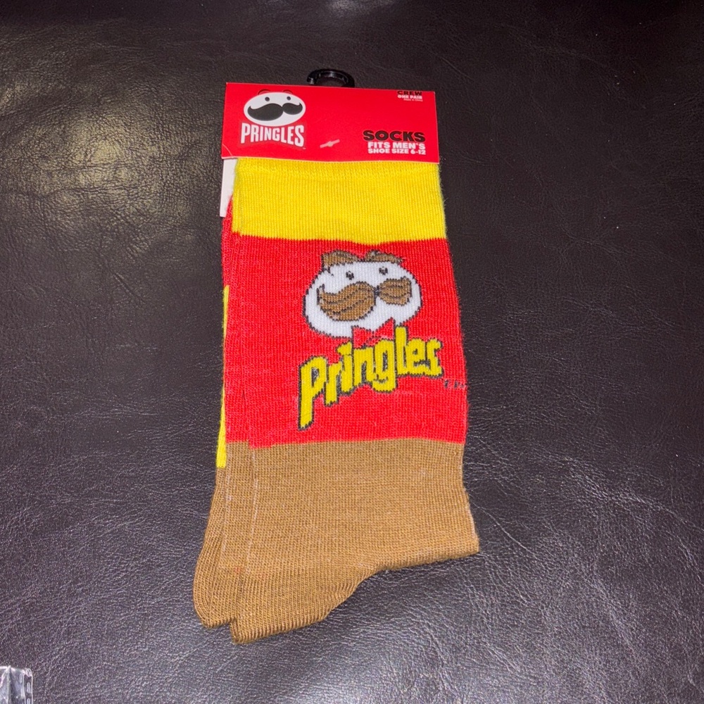 Pringle Men's Red, Yellow, and Brown Casual Socks